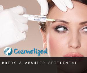 Botox a Abshier Settlement
