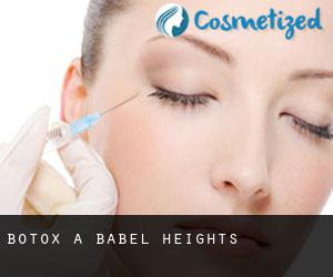 Botox a Babel Heights