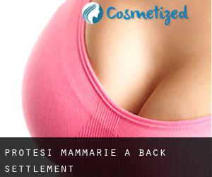 Protesi mammarie a Back Settlement
